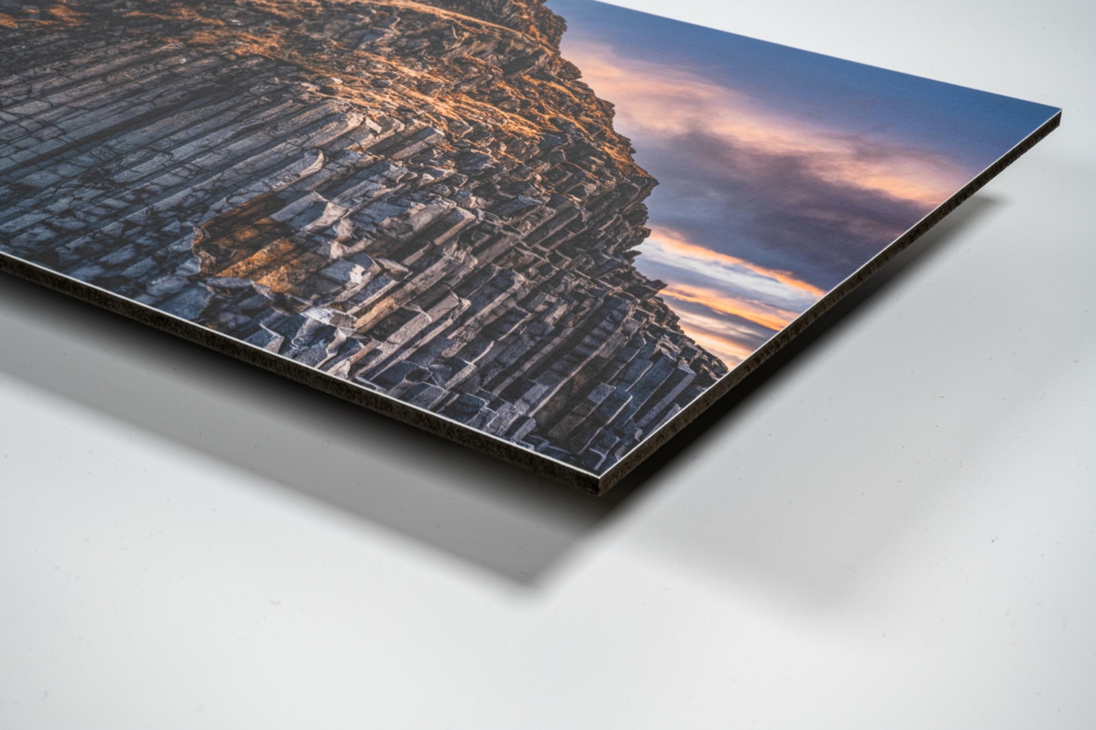 Velvet fine-art paper print with soft archival surface texture